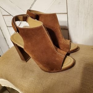 Michael Kors open toed booties
